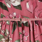 فستان بنات بطبعة الزهور باللون الزهري, 2, hi-res